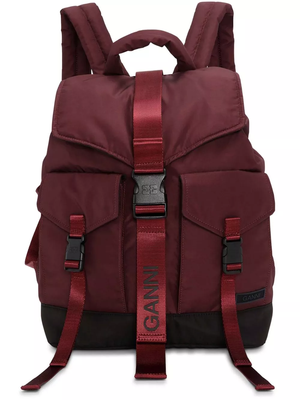 Online product deals GANNI buckled tech backpack Women 0115