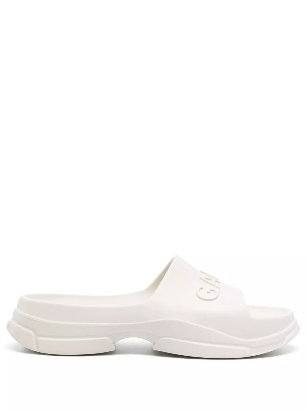 GANNI logo-embossed tonal-design slides Women 0113