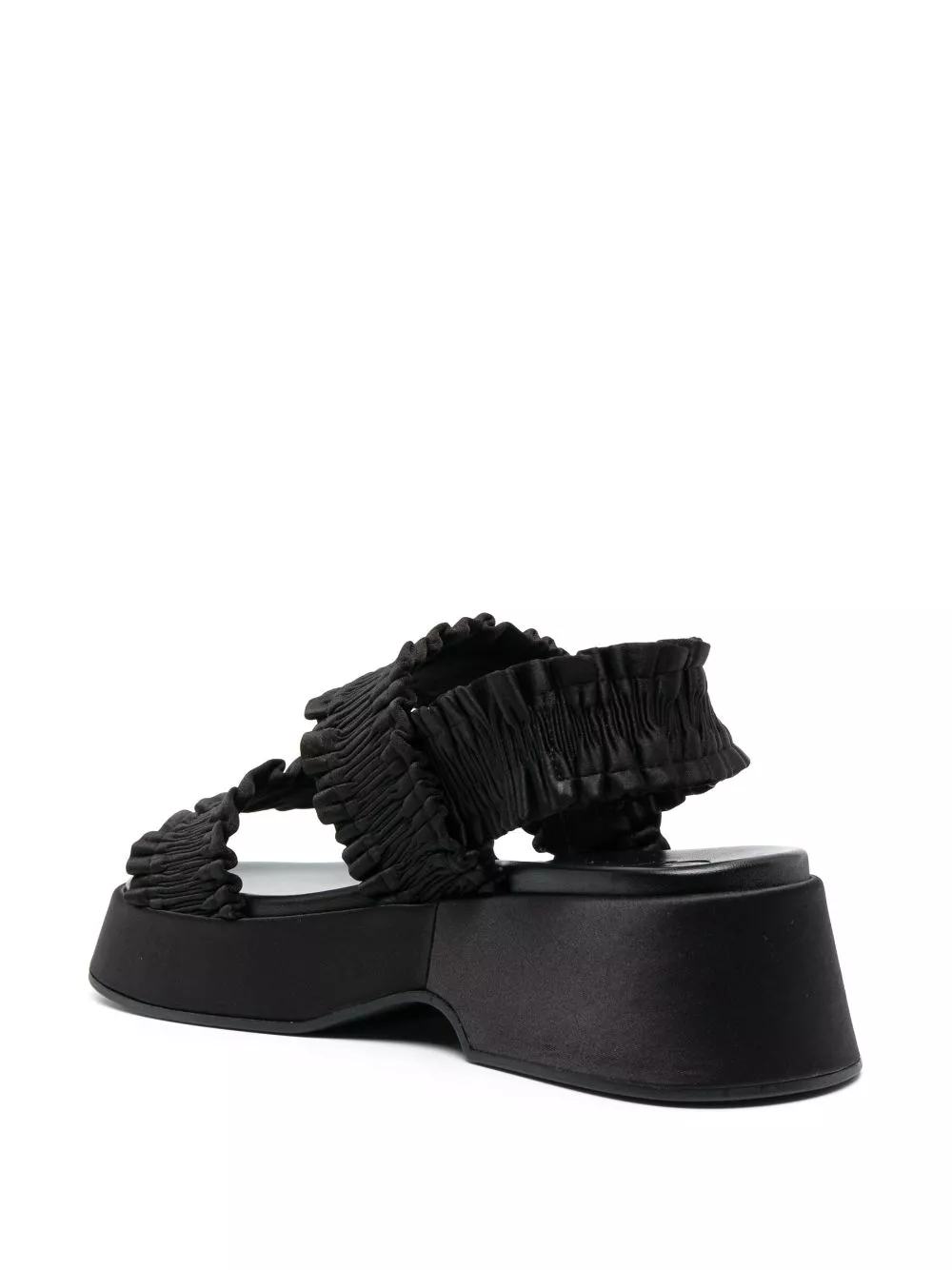 Buy products cheap GANNI smocked-strap flatform sandals Women 0113